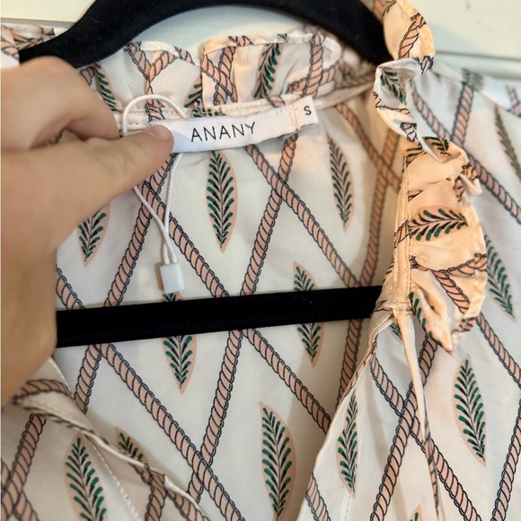 ANANY NWOT Elegant Geometric Patterned Maxi Dress, Size S - Picture 2 of 7